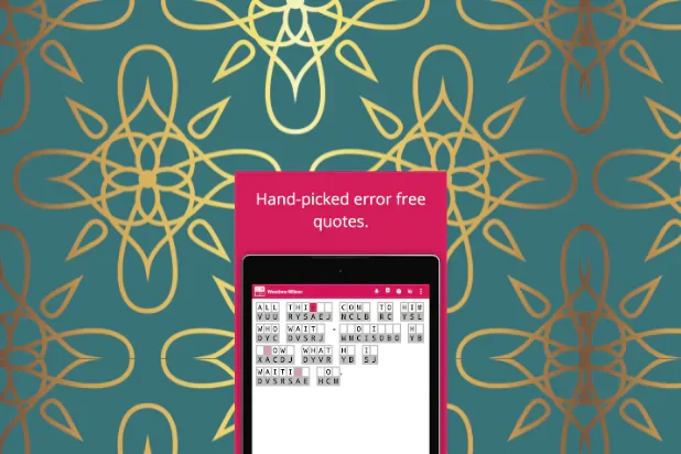 Cryptogram Quote Puzzle 3