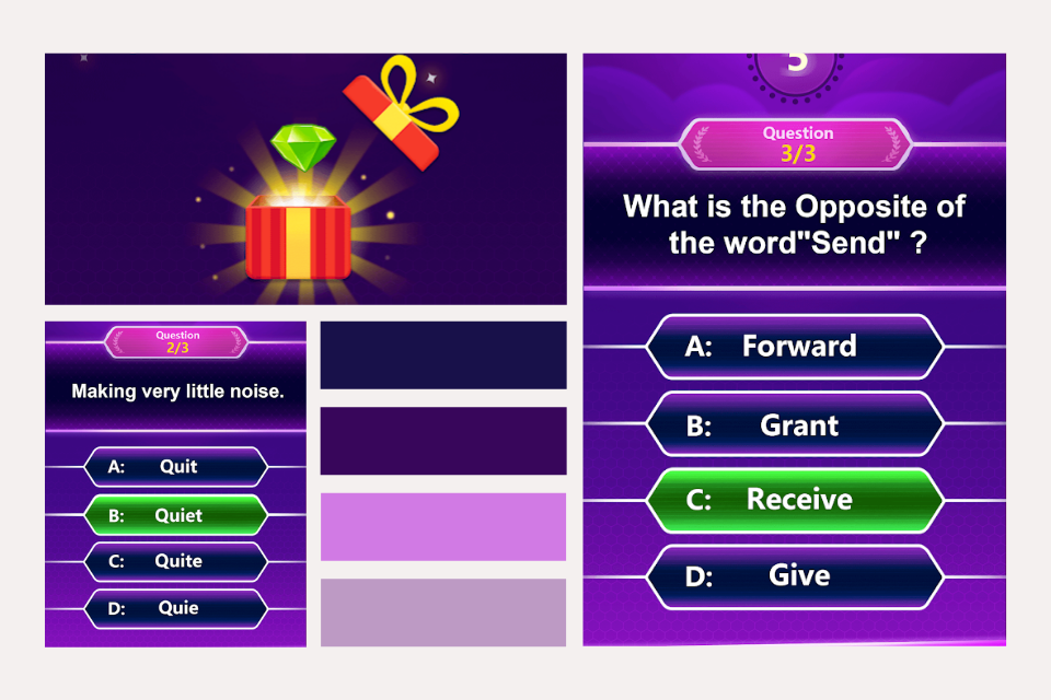 Spelling quiz Vid substitute
