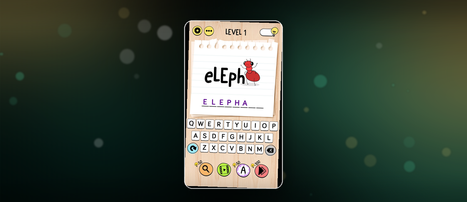 Brain Test: Tricky Words gameplay