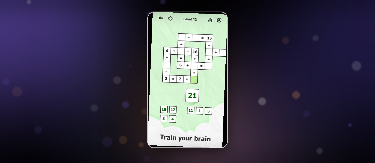 Math Crossword — Number puzzle gameplay