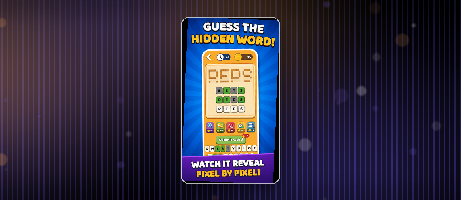 Pixelcon Word Guesser gameplay
