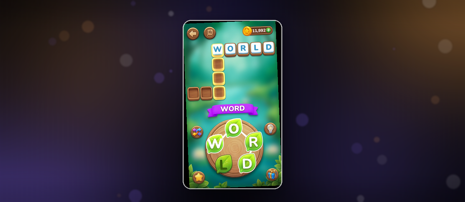 Word Leaf: Crossword Puzzle gameplay