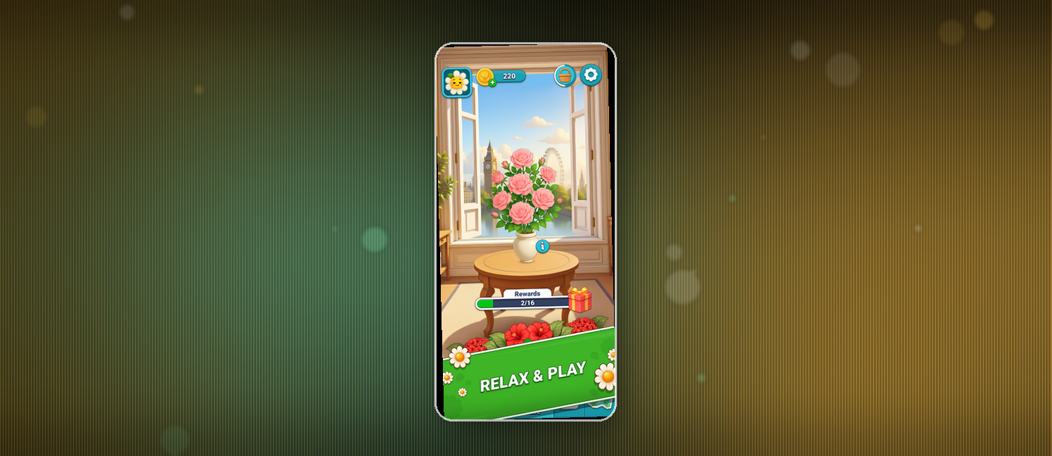 Blossom Word Search gameplay