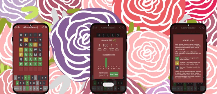 Absurdle game screenshot
