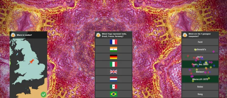 2 Player Quiz game screenshot