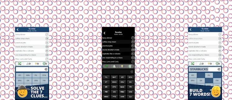 7 Little Words game screenshot