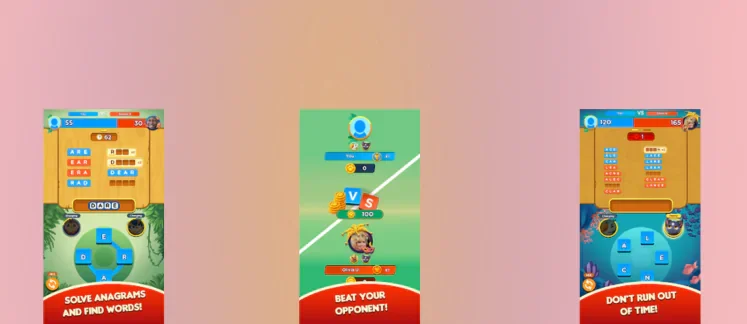 Anagram Arena game screenshot