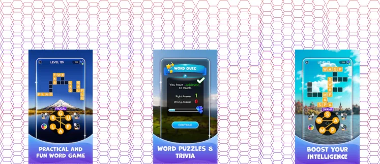 Calming Crosswords game screenshot