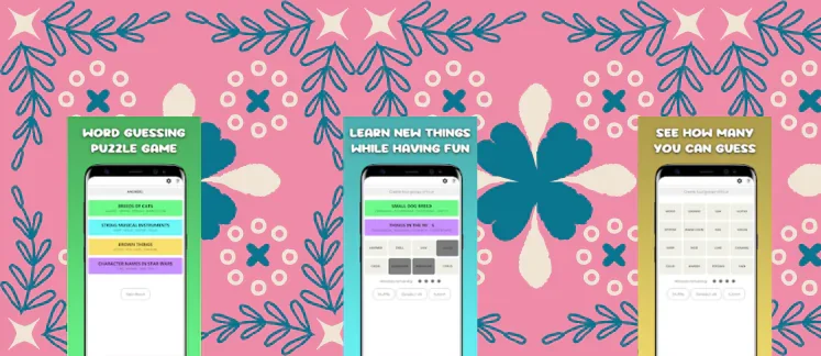 Connections 4 Word Puzzle game screenshot