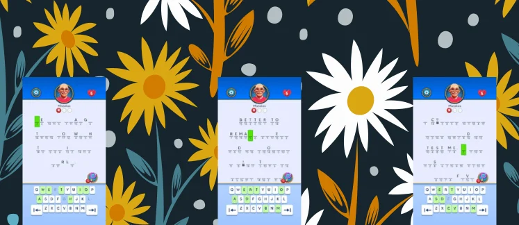 Crypto Word Riddle game screenshot