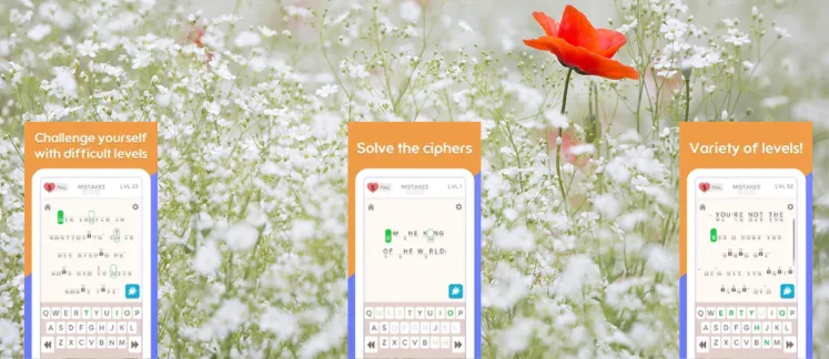 Cryptogram Quest game screenshot