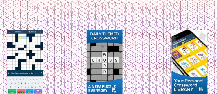 Daily Themed Crossword Puzzles game screenshot