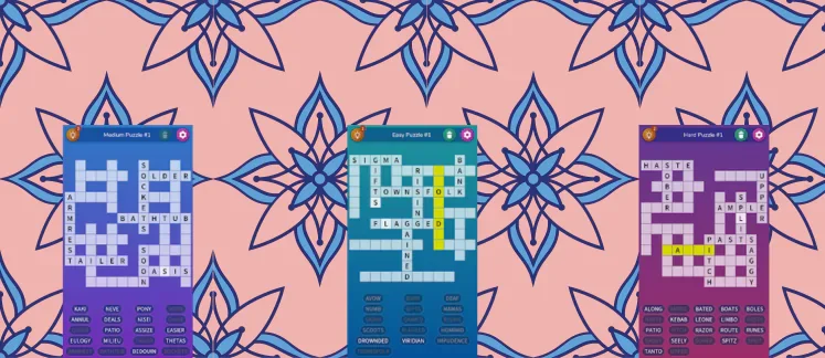 Fill-in Crosswords Unlimited game screenshot