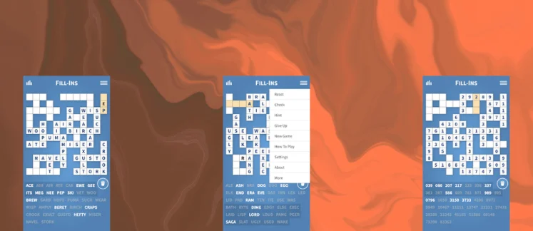 Fill-Ins game screenshot