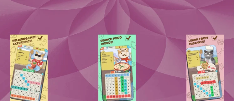 Food Words game screenshot