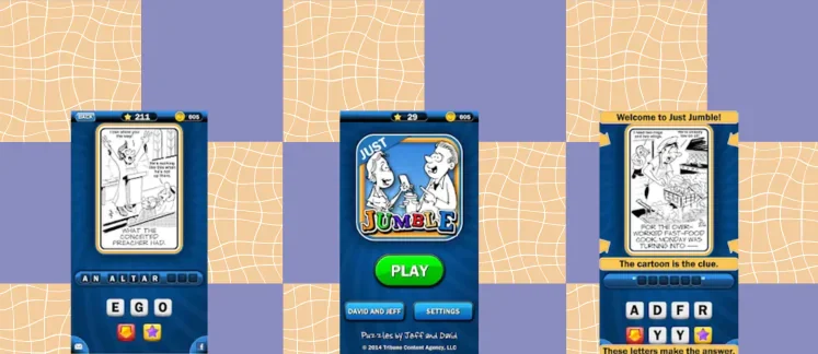 Just Jumble game