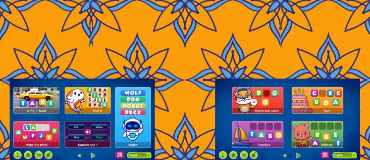 Learn words game screenshot