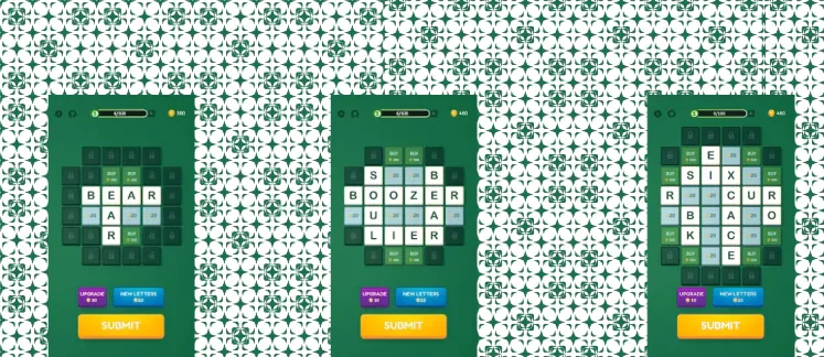 Letter-Shuffle-Sort game screenshot