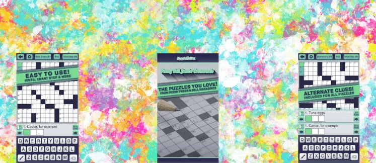 Penny Dell Jumbo Crosswords game screenshot