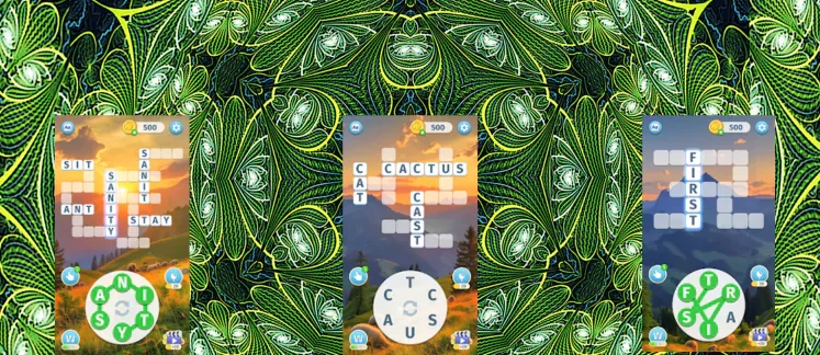 Sky Words game screenshot