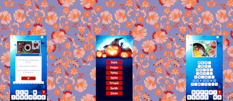 Spooky Words game