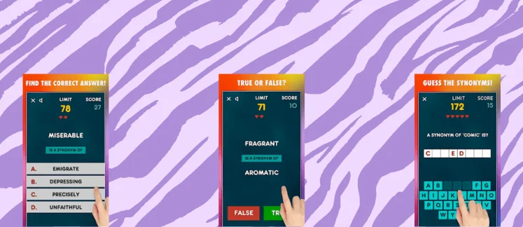 Synonyms Game screenshot