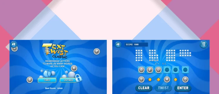 Text Twist Classic game screenshot