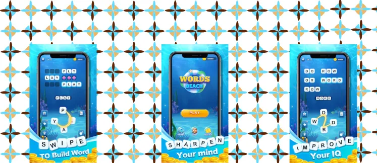 Word Beach Puzzle game screenshot