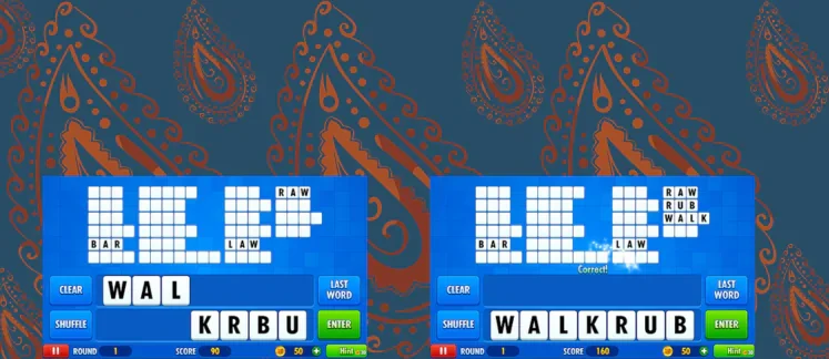 Word Chaos game screenshot