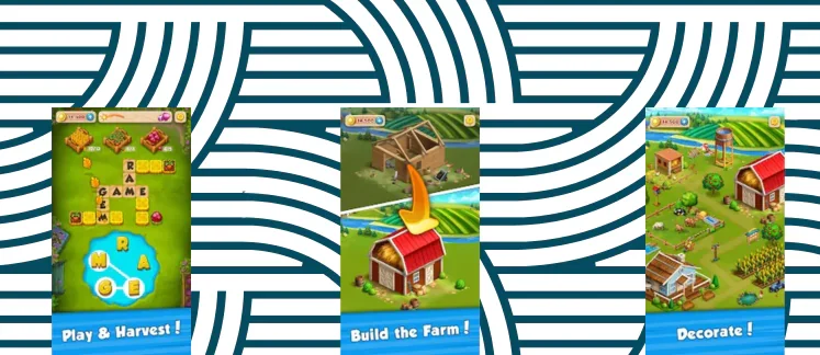 Word Farm Harvest game screenshot