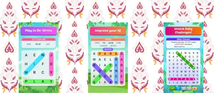 Word Search Explorer game screenshot.
