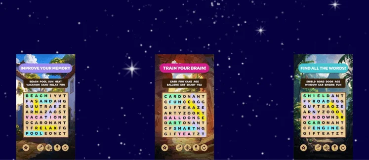 Word Search Hunt game screenshot