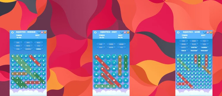 Word Search Scrambled game screenshot