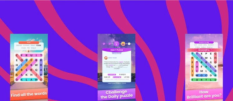 Word Search Trip game screenshot
