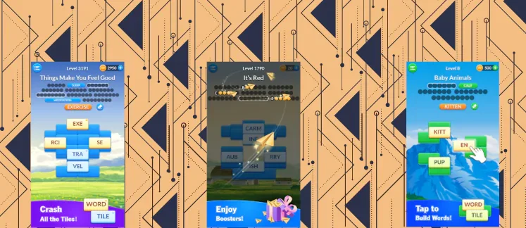 Word title puzzle game screenshot
