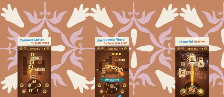 Word Timber game screenshot
