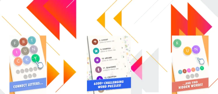 WordBubbles game screenshot