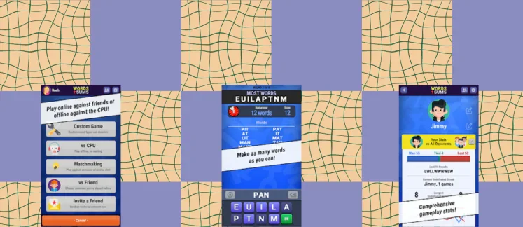 Words and Sums game