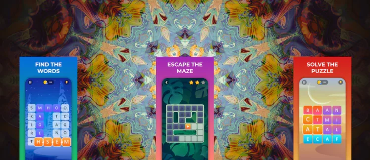 Words Maze game screenshot