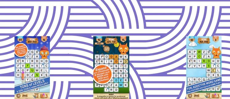 Words with Foxy game screenshot