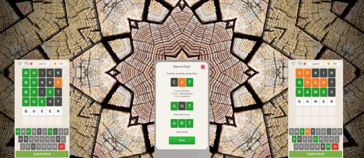 Wordus game screenshot
