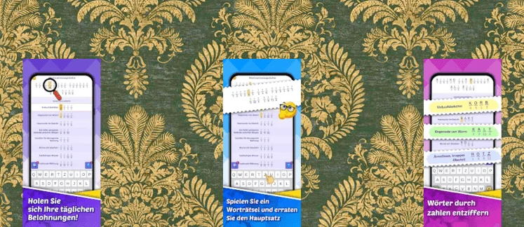 Worter Decoder game screenshot