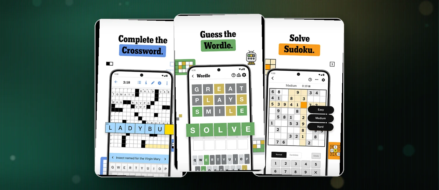 NYT Games: Wordle & Crossword game screenshots