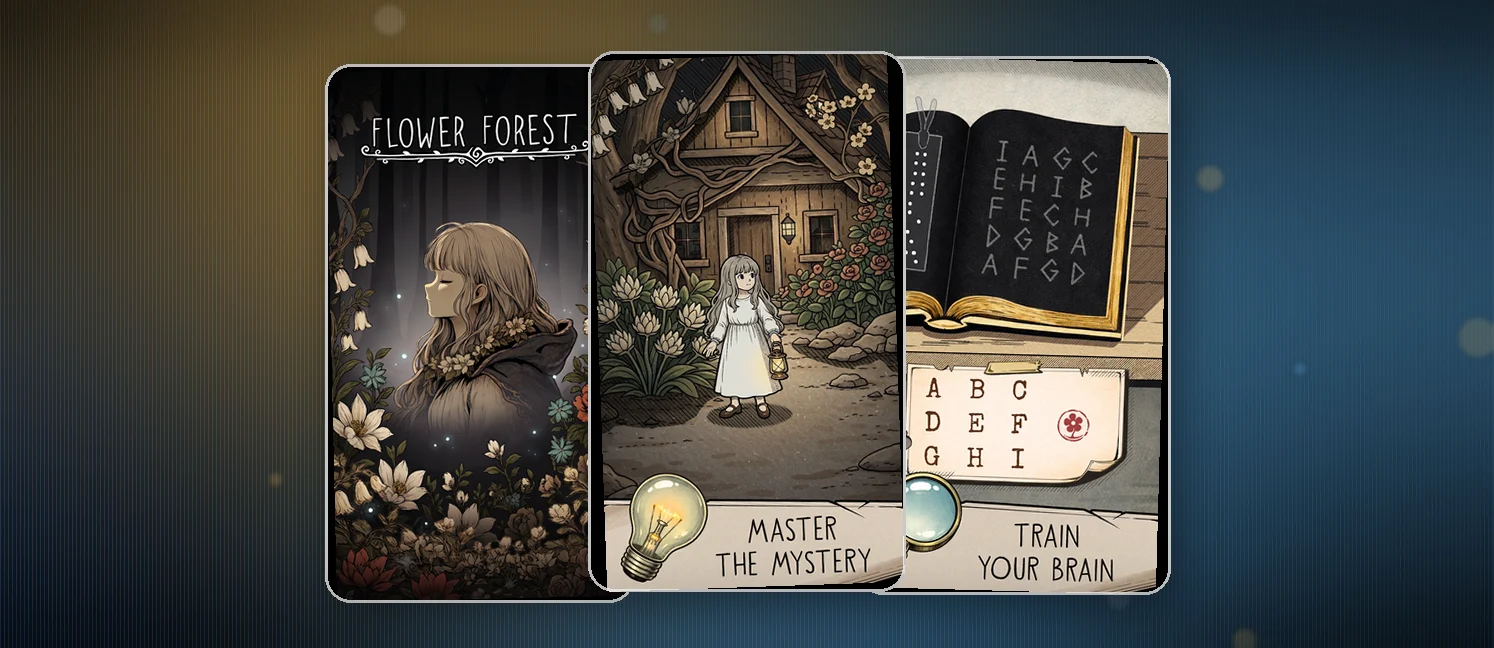 Flower Forest - Word Puzzle game screenshots