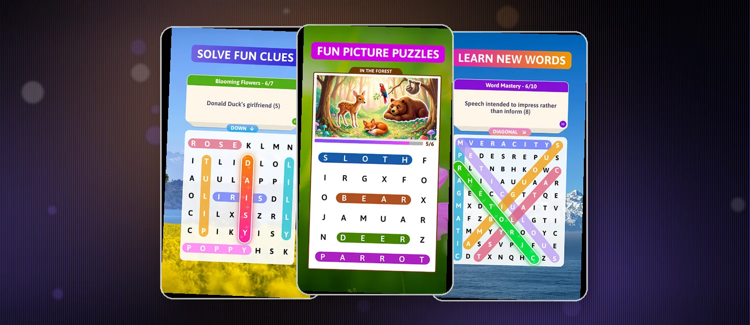 Crossword Search: Word Puzzles game screenshots
