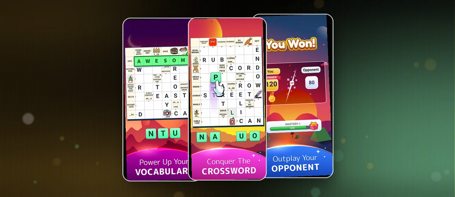 Crossword Go! game screenshots