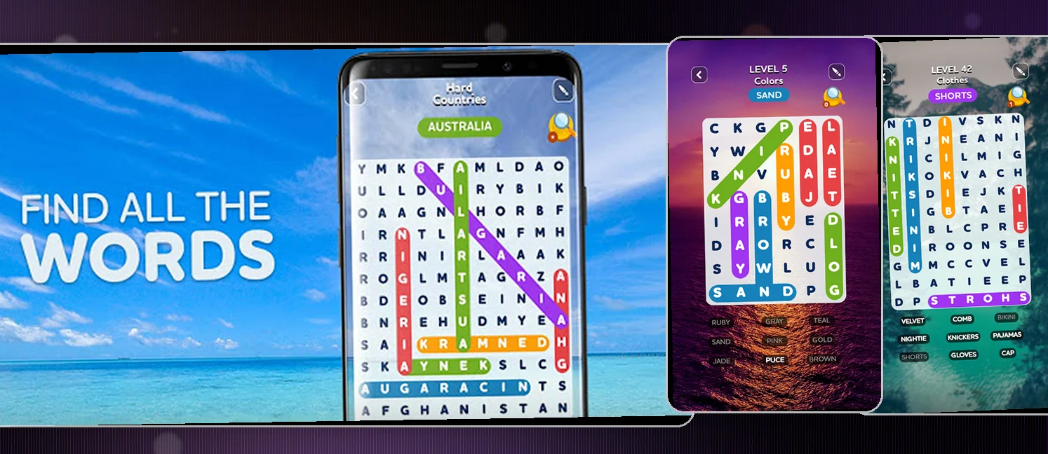 Word Search Quest - Puzzles game screenshots