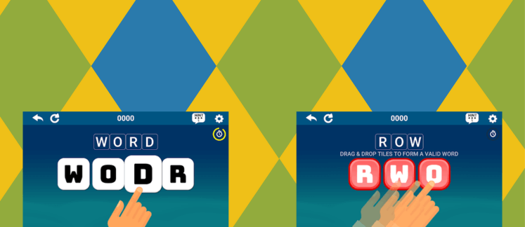 Words Unscramble game screenshot
