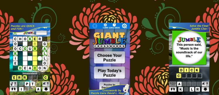 Giant Jumble Crosswords game screenshot